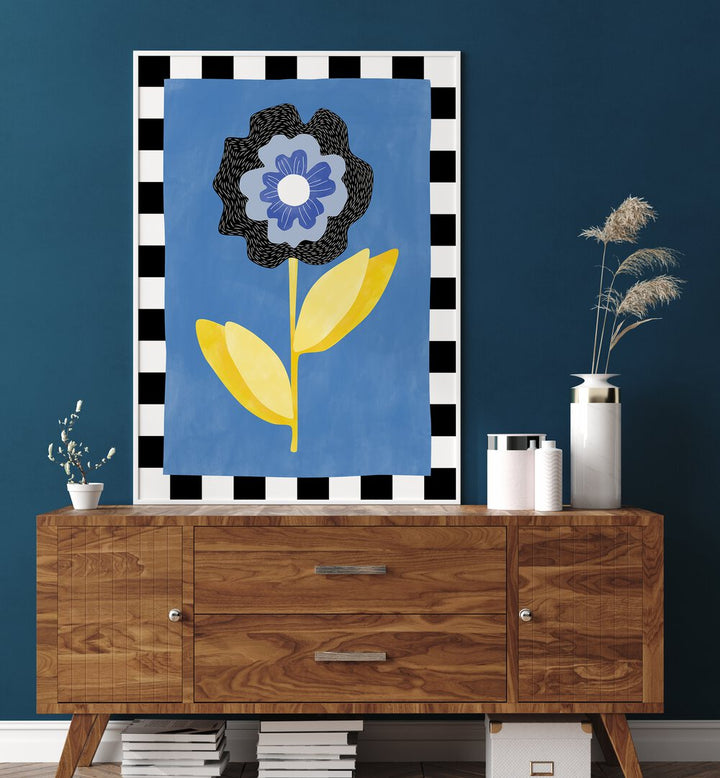 Stylish BLUE FLOWER, FLORAL FLOWER PAINTINGS by Elena Ristova enhance your space with vibrant botanical beauty.
