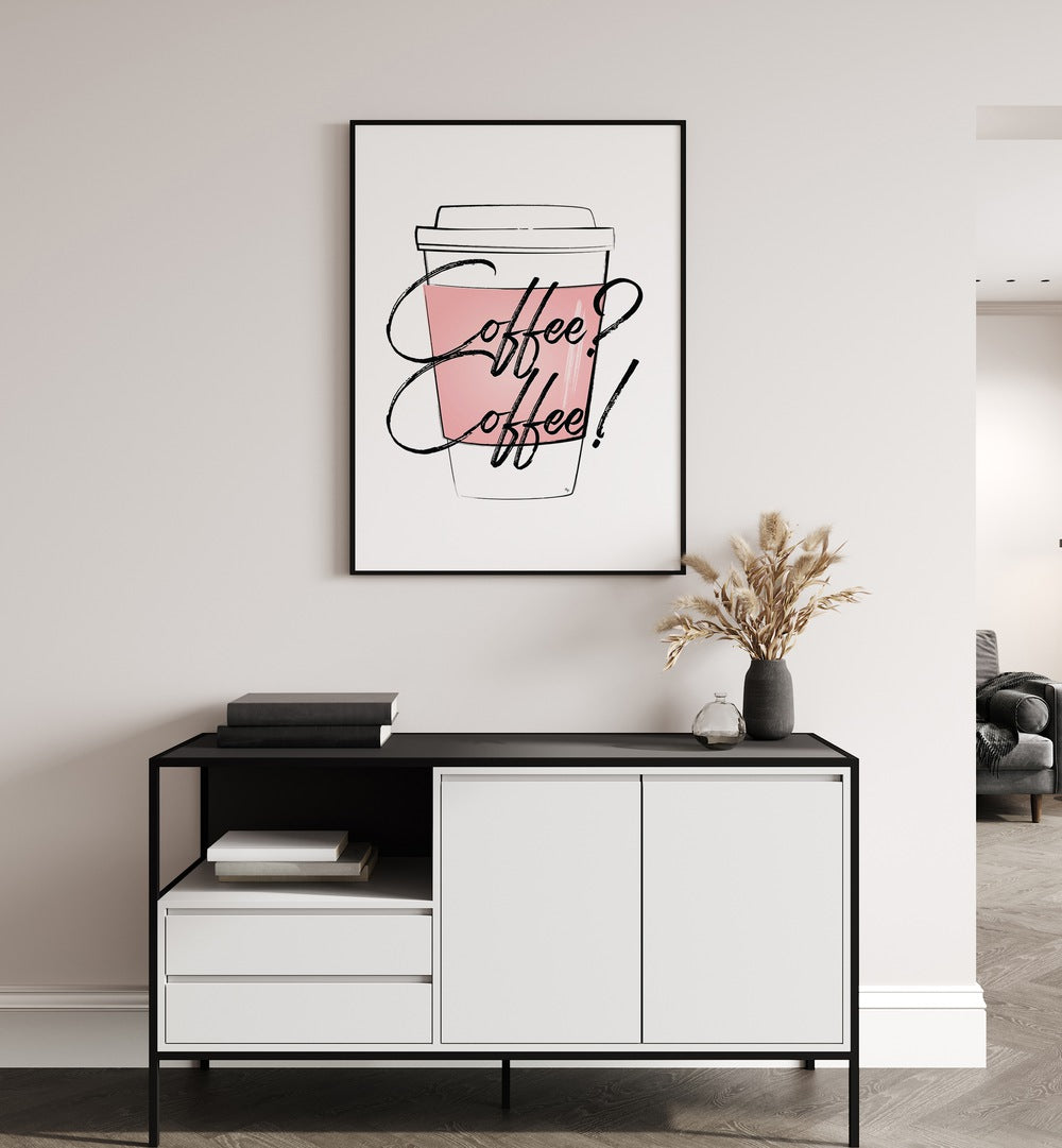 Transform your space with COFFEE COFFEE, BAR art print by Martina, perfect for coffee lovers' decor.