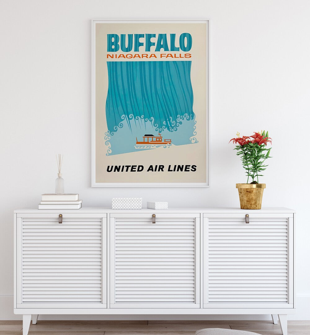 Discover the beauty of NIAGARA FALLS I, VINTAGE TRAVEL POSTERS, perfect for transforming your space with art.