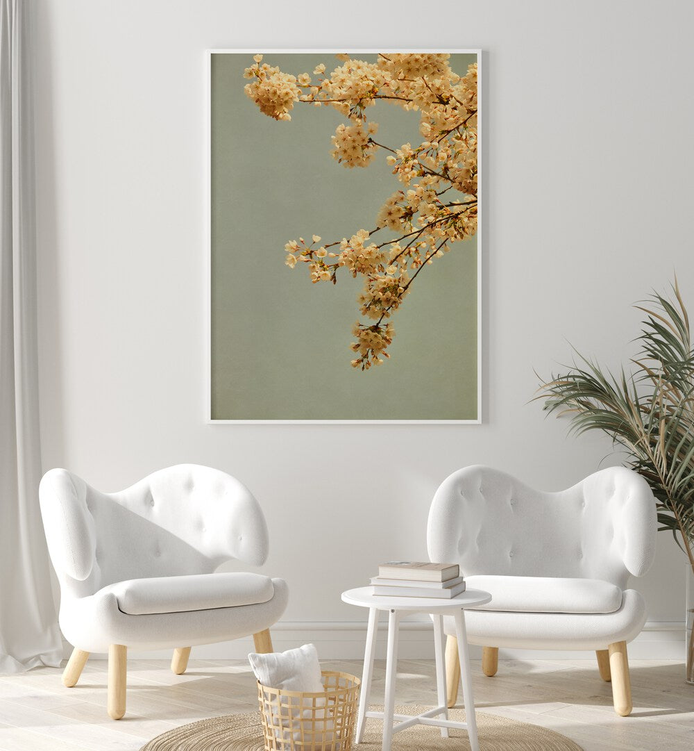 Delight in the beauty of SPRING MORNING, FLORAL FLOWER PAINTINGS, featuring soft blossoms against a serene backdrop.