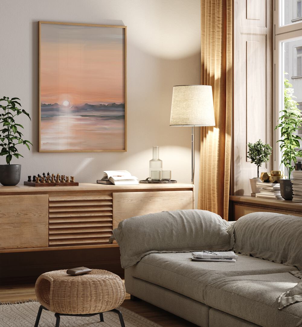 Transform your space with SATIN SKIES, LANDSCAPE PAINTINGS that evoke tranquility and natural beauty.
