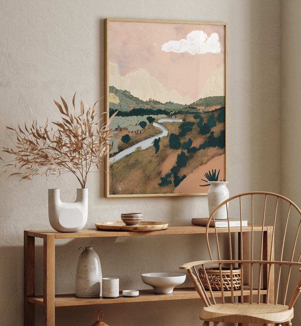 Transform your space with ZION NATIONAL PARK, LANDSCAPE PAINTINGS showcasing breathtaking natural beauty.