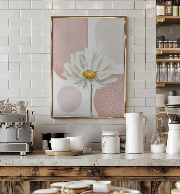 DAISY PINKS I ,BOHO ART PAINTINGS
