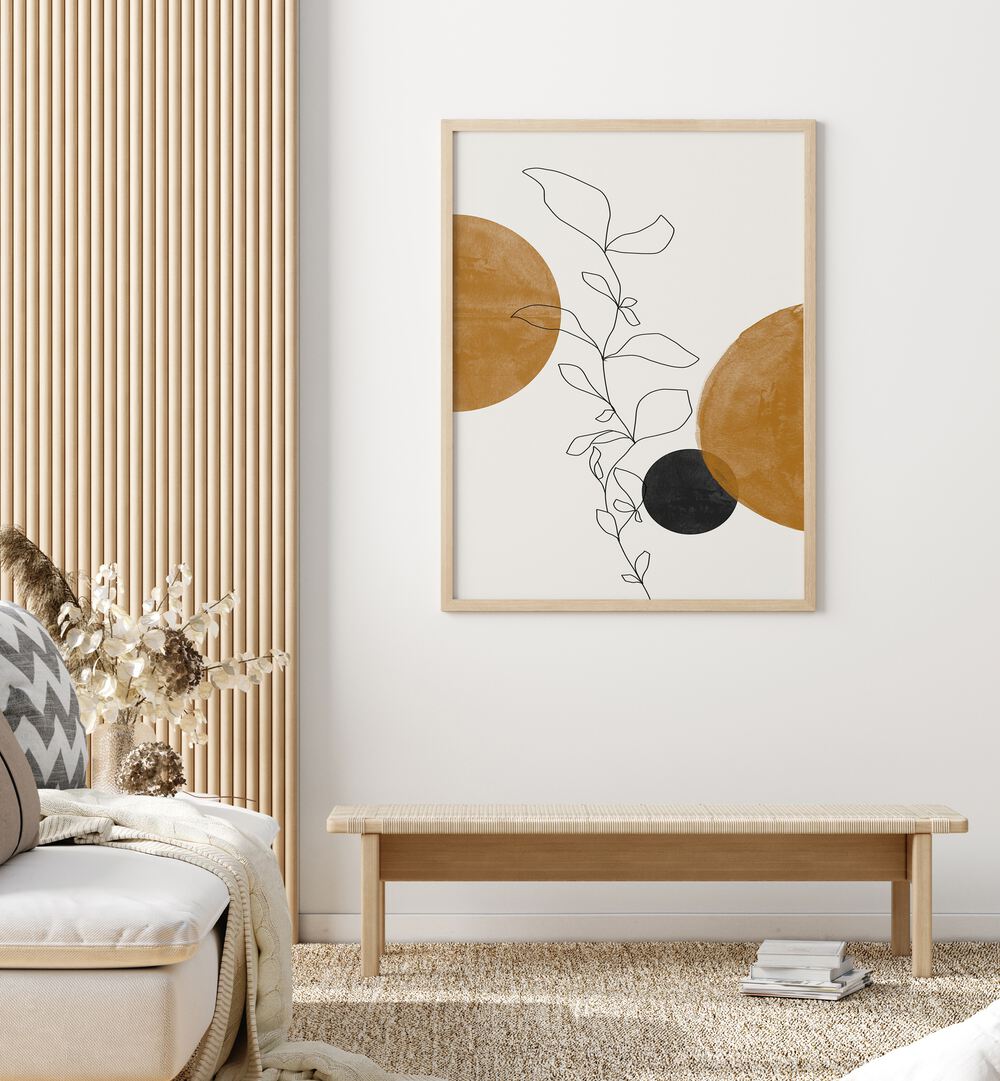 Elegant LINE ART FLOWERS , BOHO ART PAINTINGS from The Miuus Studio, perfect for transforming any space.