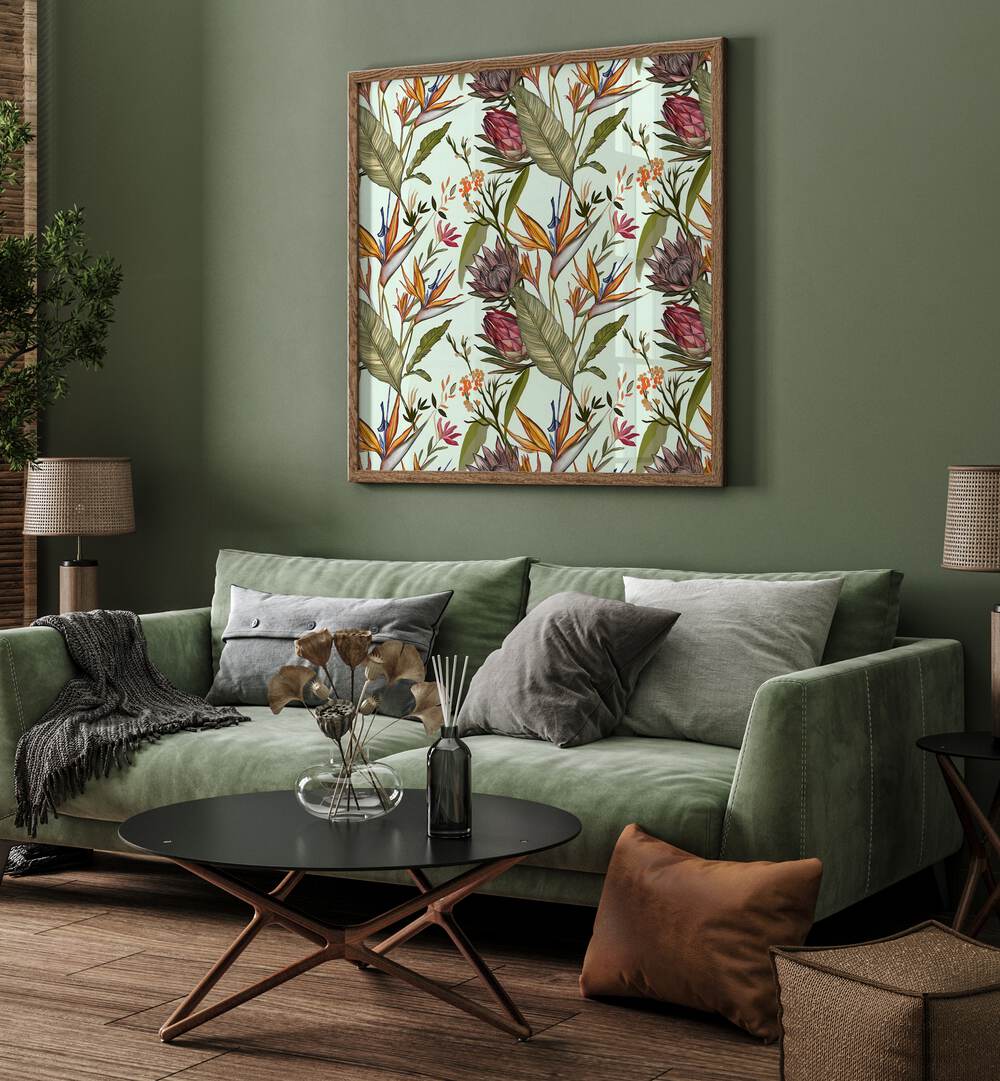 Vibrant SOLOS II, FLORAL FLOWER PAINTINGS bringing style and elegance to modern home decor. Perfect for any space!