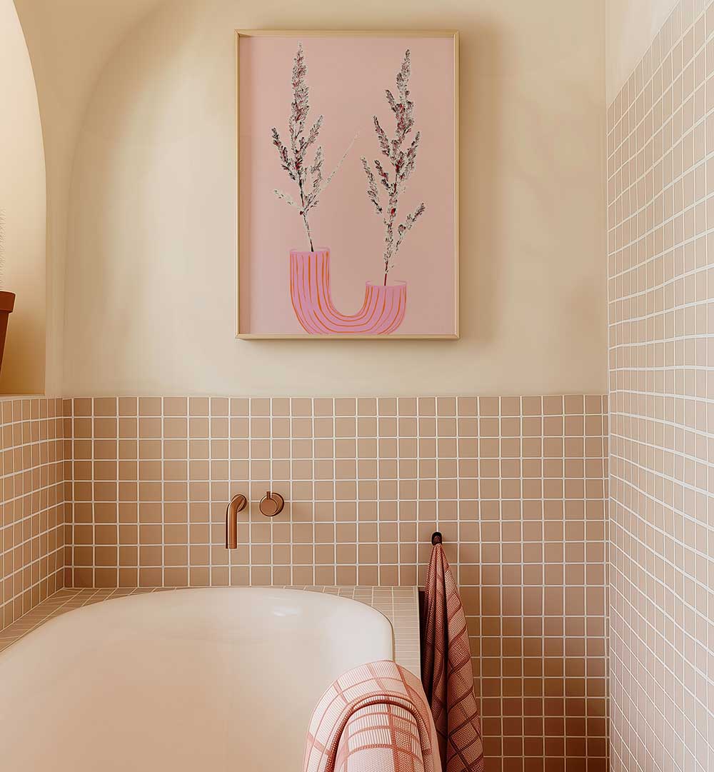 Brighten your space with PLANT BASED HAPPINESS, FLORAL FLOWER PAINTINGS, showcasing nature's beauty indoors.