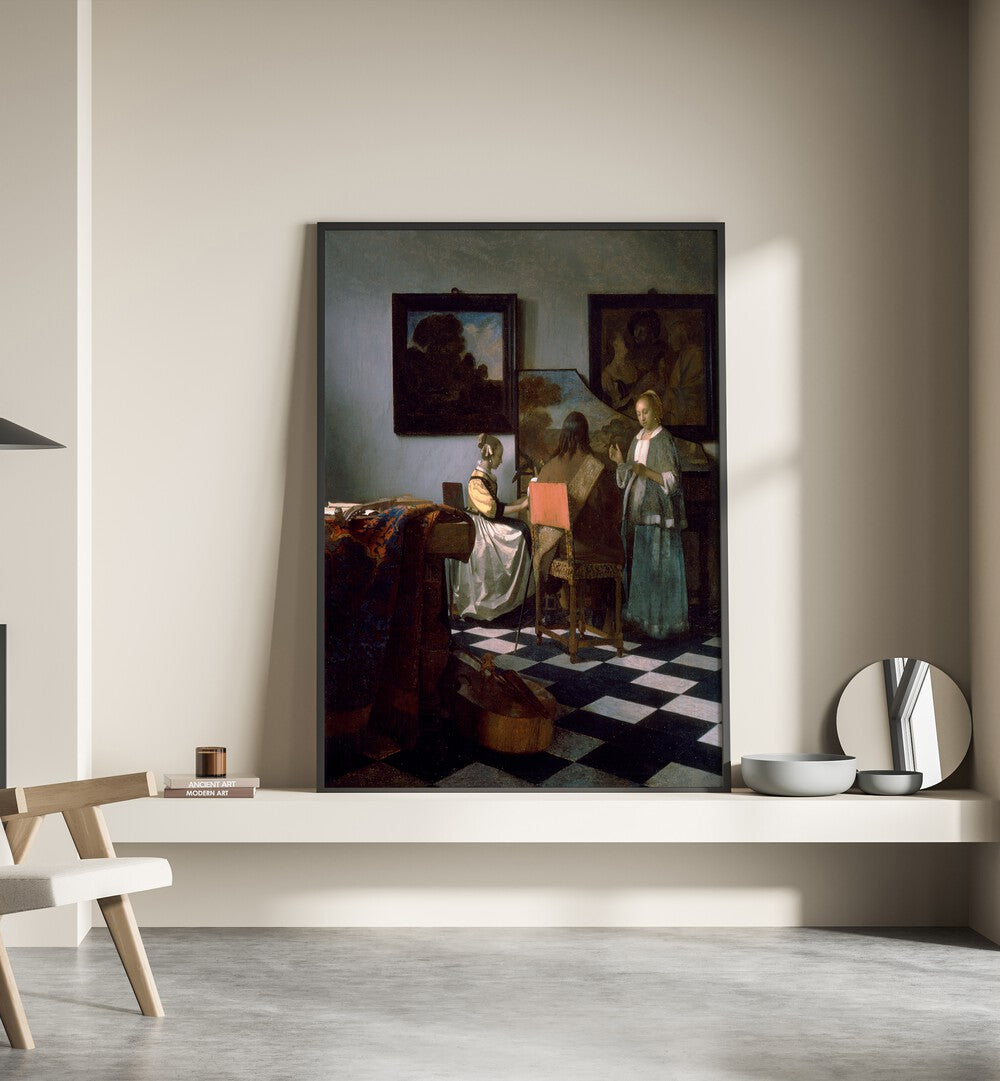 THE CONCERT , VINTAGE PAINTINGS