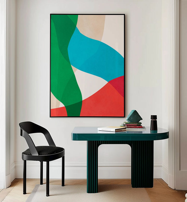 Vibrant design featuring EXPRESSIVE STROKES III, ABSTRACT PAINTINGS, perfect for enhancing creative spaces.