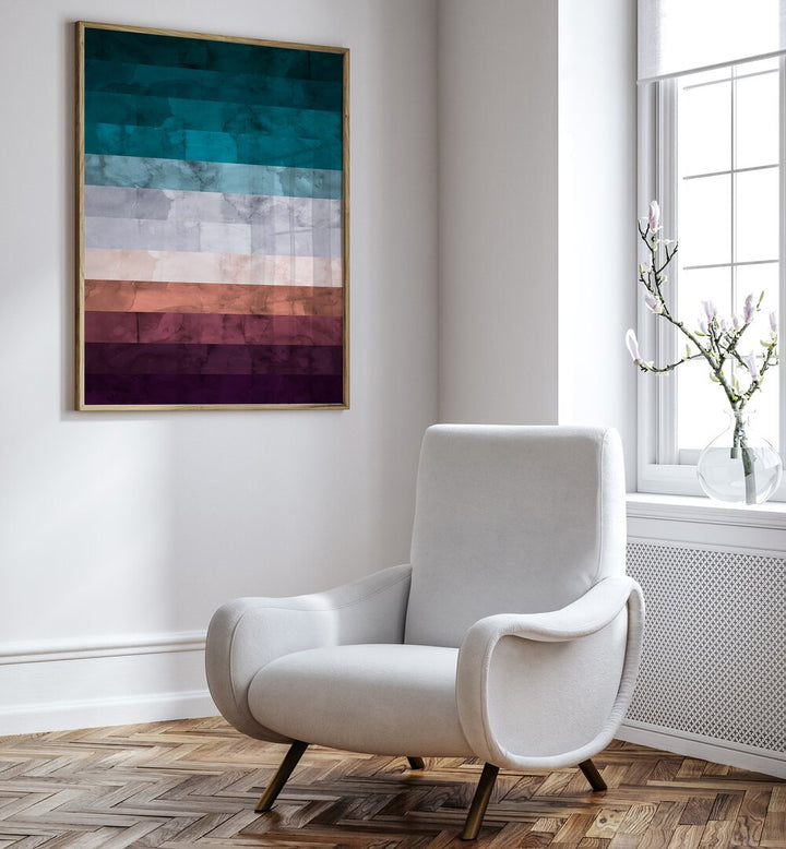 Vibrant EXPRESSIONIST VI, ABSTRACT PAINTINGS enhance any room with bold colors and dynamic brush strokes.