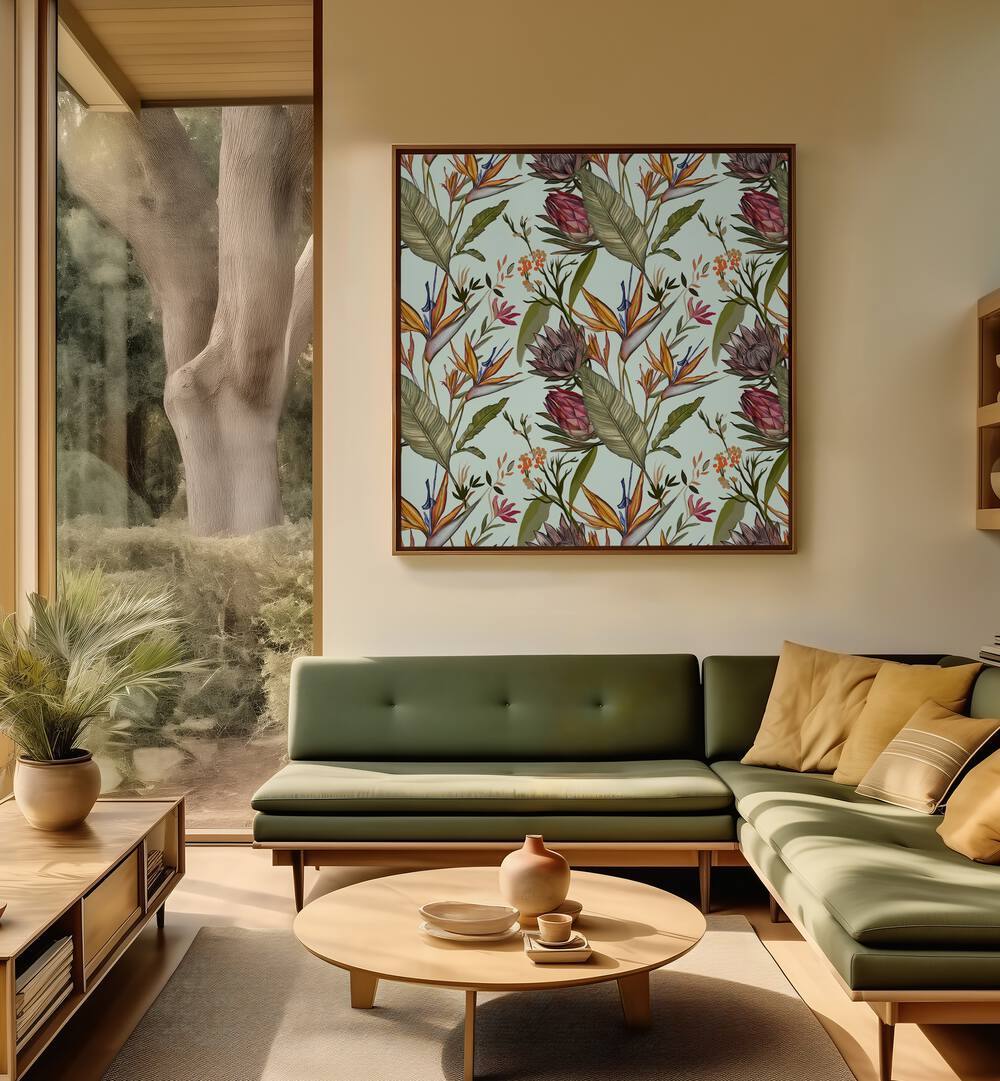 Vibrant SOLOS II, FLORAL FLOWER PAINTINGS enhance modern living spaces with style and elegance. Perfect for any decor.