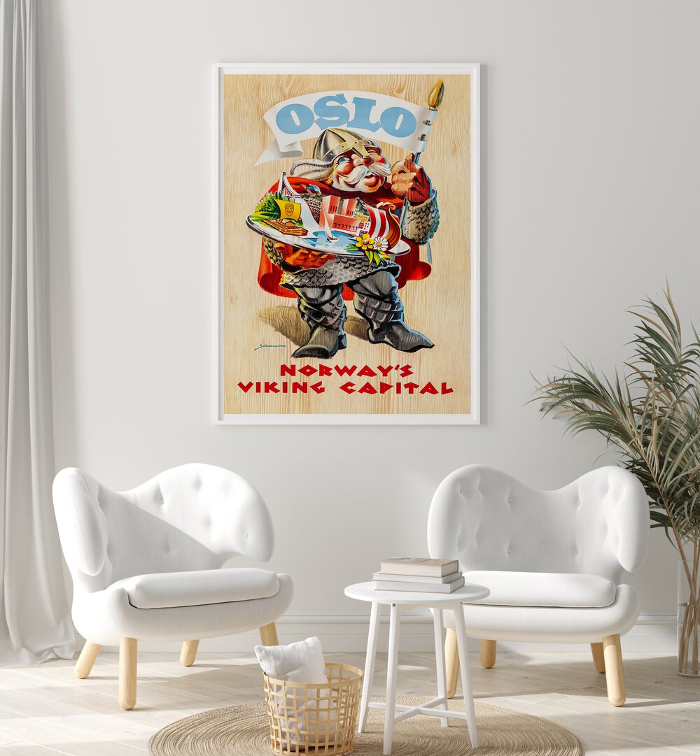 Discover the charm of OSLO, VINTAGE TRAVEL POSTERS, perfect for enhancing your nostalgic home decor.