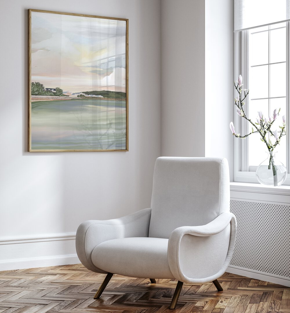 Elevate your decor with "She is Rising" landscape paintings, capturing nature's beauty in your space.