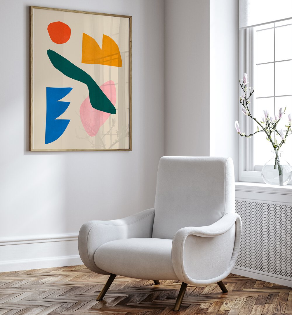 Bright and modern, the EXPRESSIVE XIII, GEOMETRIC ART PRINTS enhance any space with bold shapes and colors.