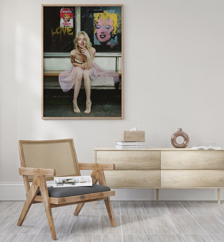 Transform your space with NEW MARILYN, ALTERED ART PRINTS, featuring vibrant reinterpretations of iconic beauty.