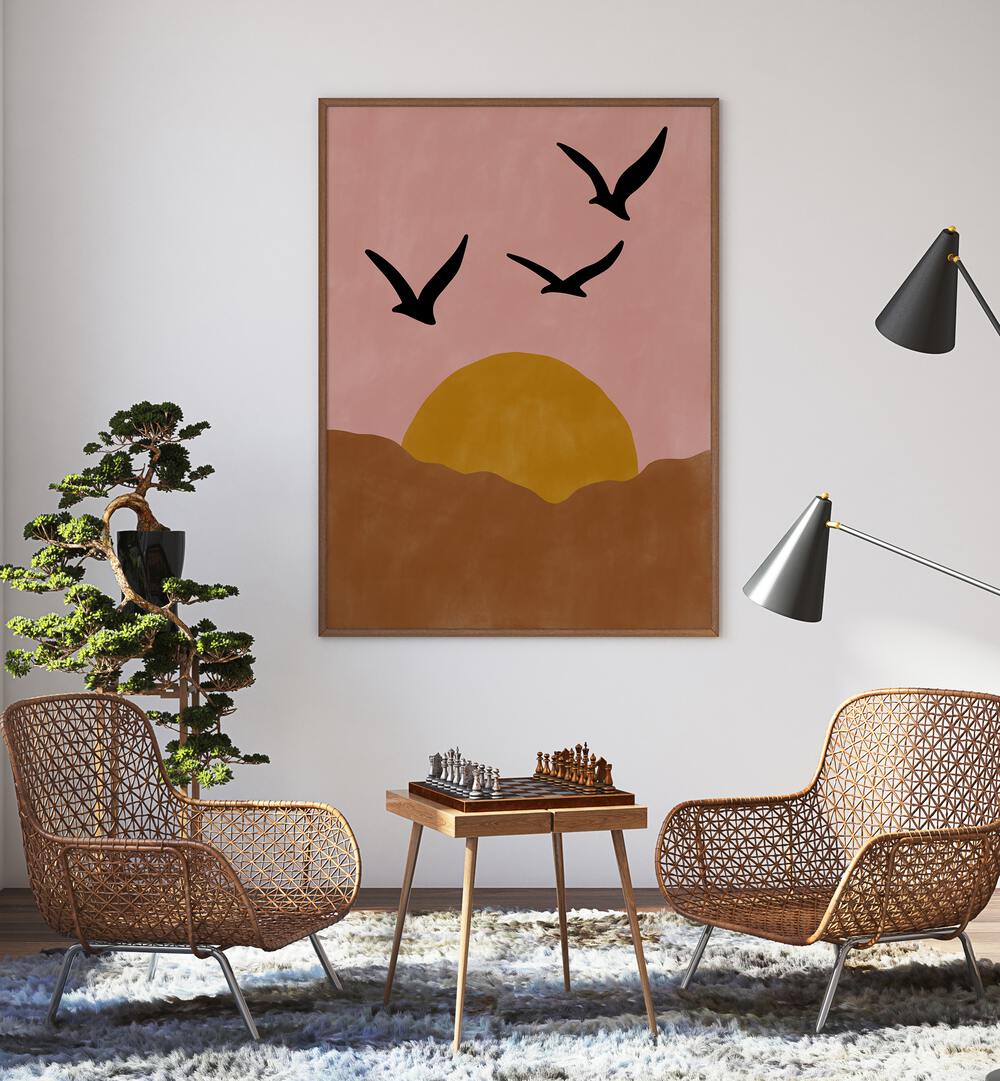 Experience serenity with TWILIGHT, LANDSCAPE PAINTINGS by Elena Ristova, perfect for transforming your space.