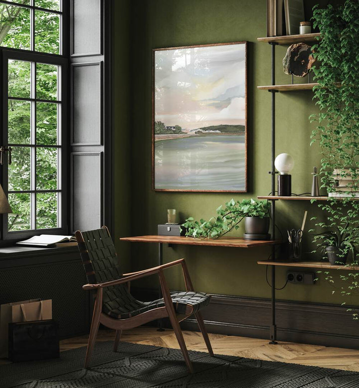 Transform your space with "She is Rising" landscape paintings, celebrating nature's beauty and elegance.