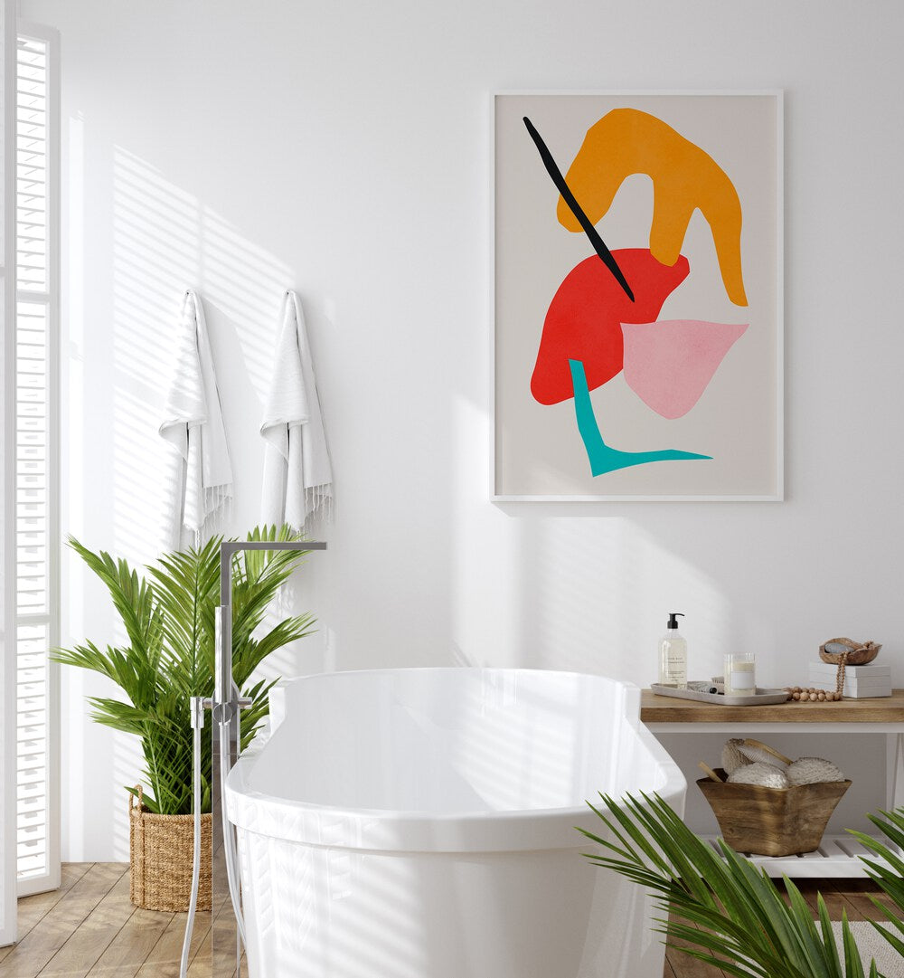 Bright and colorful, the EXPRESSIVE XIV, BOHO ART PAINTINGS enhance any space with creative elegance and style.
