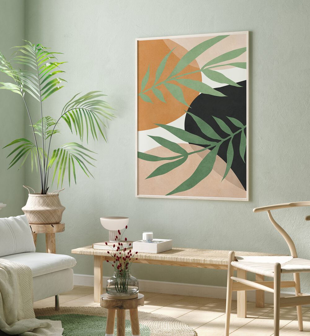Brighten your space with TROPICAL VI, BOHO ART PAINTINGS, featuring vibrant tropical elements for a refreshing touch.