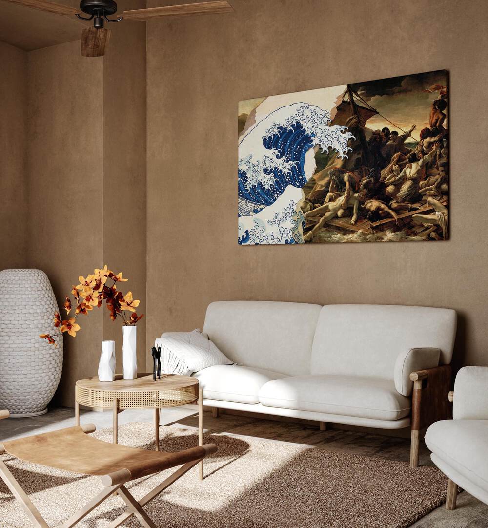 Enhance your space with "Tragedy in the Storm, Altered Art Prints" by Dikhotomy, a captivating emotional narrative.
