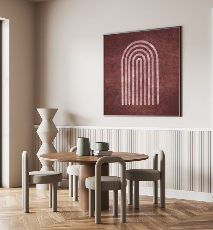 Visne Watercolor Rainbow, Boho Art Paintings, adds elegance and creativity to any modern interior space.