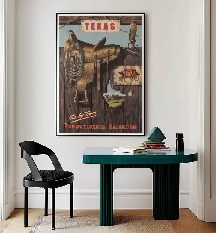 Decorate your space with TEXAS I, VINTAGE TRAVEL POSTERS, showcasing the charm of the Lone Star State.