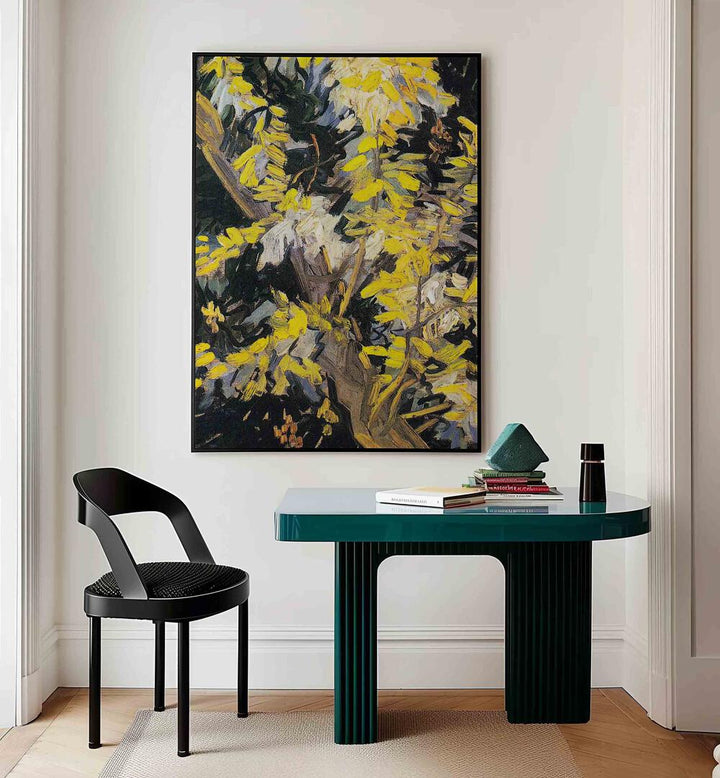 VINCENT VAN GOGH'S BLOSSOMING ACACIA BRANCHES (1890) ,  VINTAGE PAINTINGS