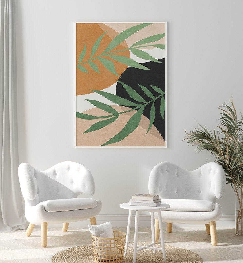 Bright and vibrant TROPICAL VI, BOHO ART PAINTINGS enhance any space with floral and tropical elegance.
