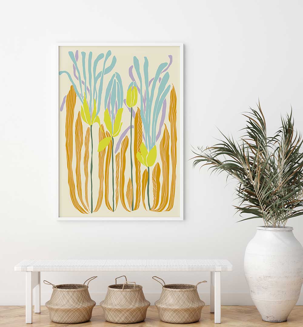 Vibrant Budding Flowers, Floral Flower Paintings brighten your space with nature's beauty and artistic charm.