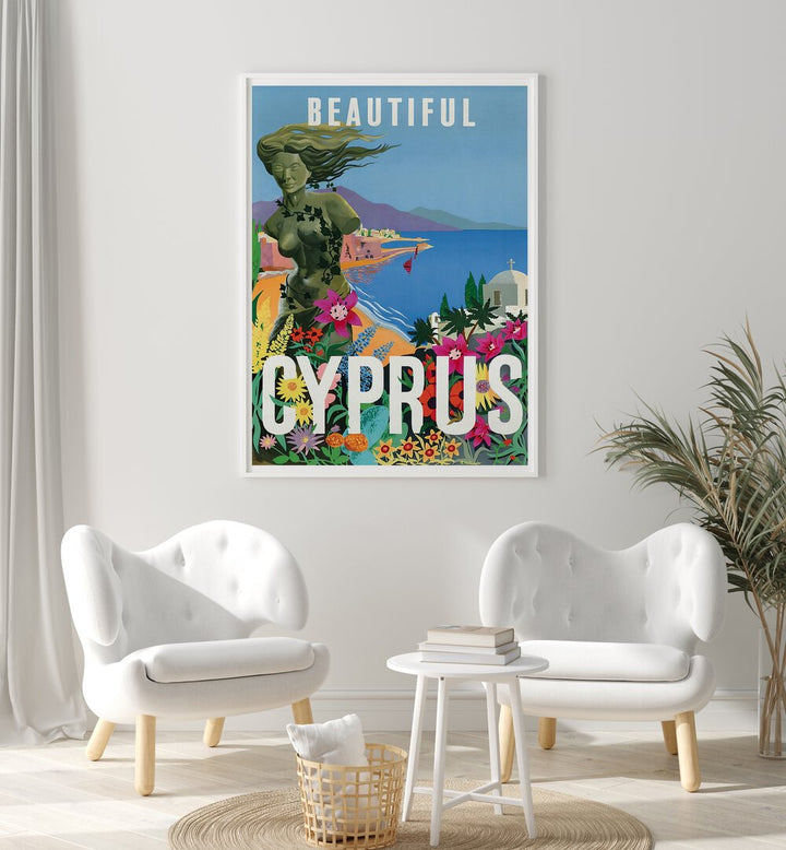 Discover the charm of CYPRUS, VINTAGE TRAVEL POSTERS showcasing stunning landscapes and vibrant culture.