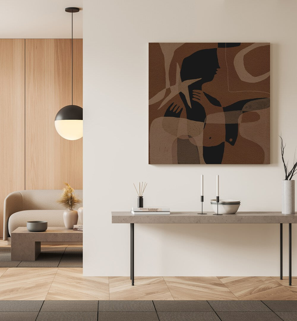 Elevate your space with AWAKENING III, BOHO ART PAINTINGS, showcasing a unique, modern design perfect for any room.