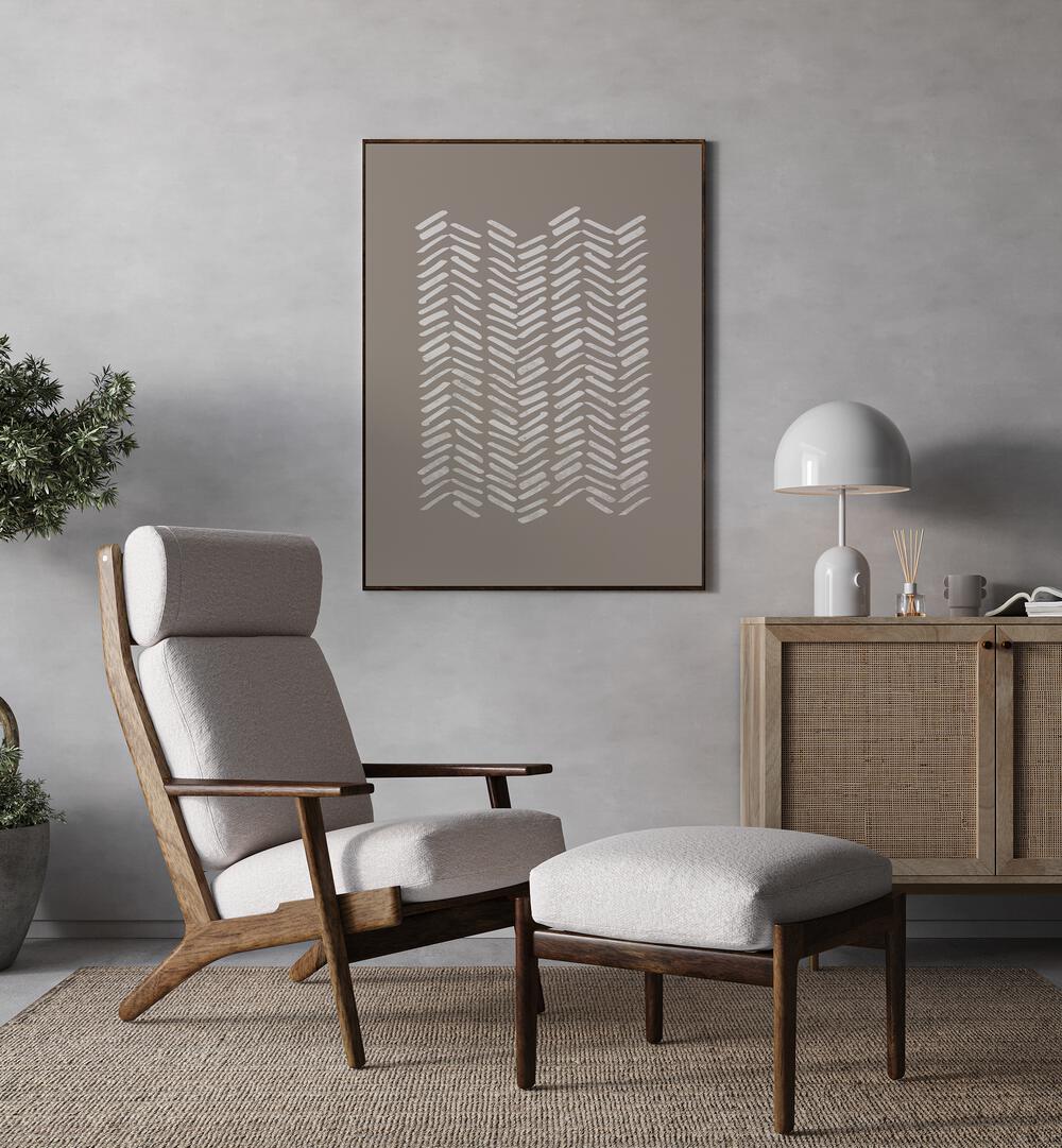 Stylish living space featuring ABSTRACT V, BOHO ART PAINTINGS, perfect for enhancing bohemian decor.