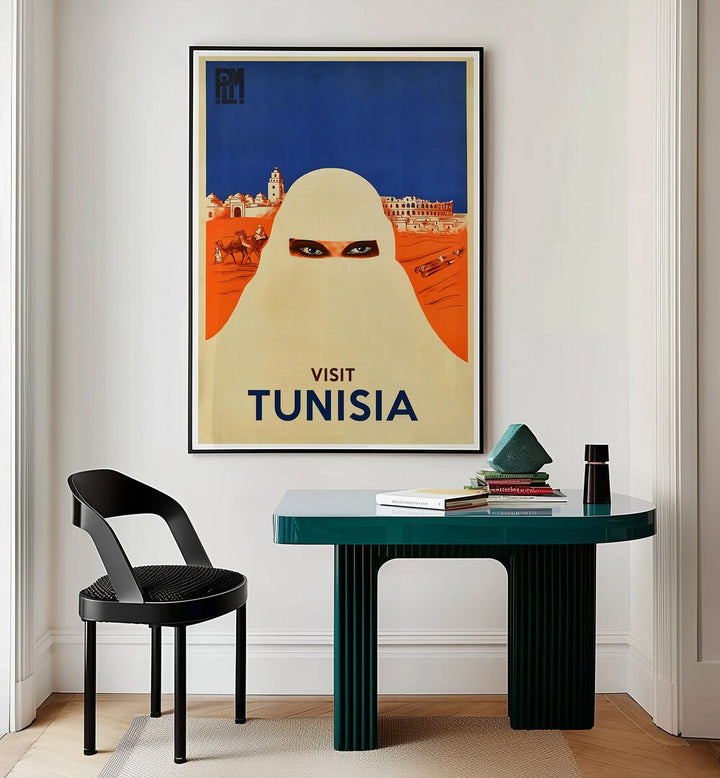 Explore TUNISIA , VINTAGE TRAVEL POSTERS showcasing iconic landscapes and culture, perfect for collectors and enthusiasts.