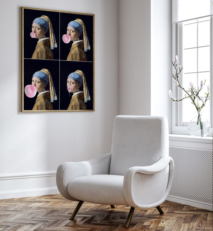 Transform your space with the PEARL GUM EXPLOSION, ALTERED ART PRINTS by Dikhotomy, showcasing nature's vibrant beauty.