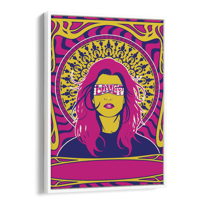 Vibrant artwork from the 70's Woman Series I, pop art paintings that embody 1970s boldness and style.