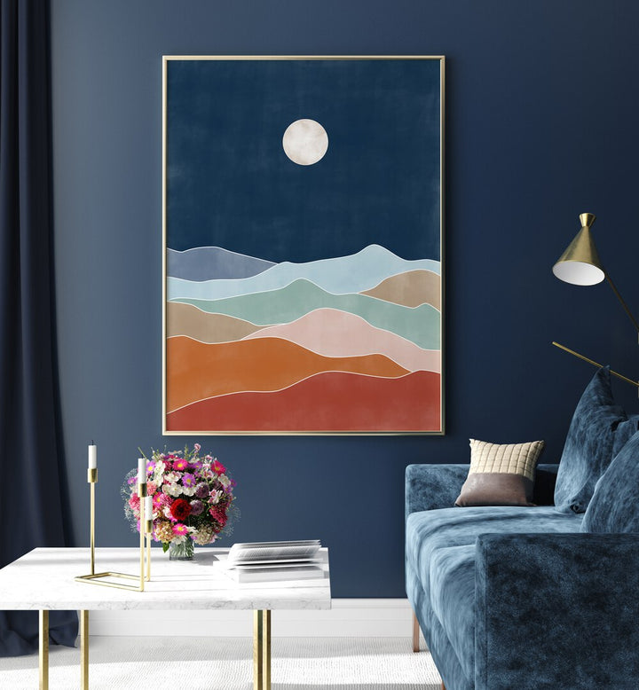 Serene WOODEN STREET, LANDSCAPE PAINTINGS elevate your space with nature-inspired art by Elena Ristova.