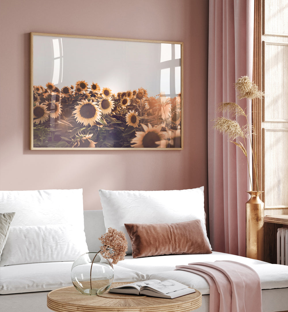 Vibrant SUNFLOWERS II, FLORAL FLOWER PAINTINGS brighten your space with warmth and positivity. Perfect for home decor.