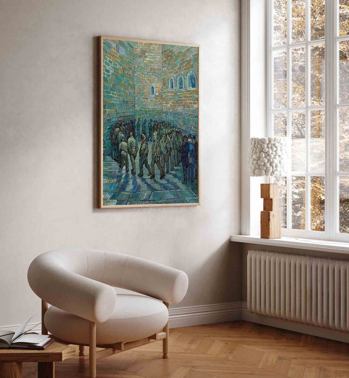 VINCENT VAN GOGH'S PRISONERS EXERCISING (1890) ,  VINTAGE PAINTINGS