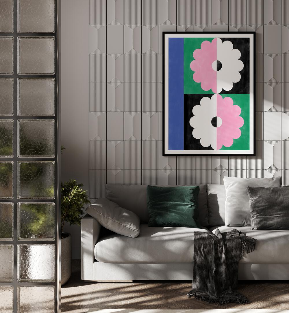 Stylish TWIN FLOWER, FLORAL FLOWER PAINTINGS by Elena Ristova enhance any space with vibrant botanical art.