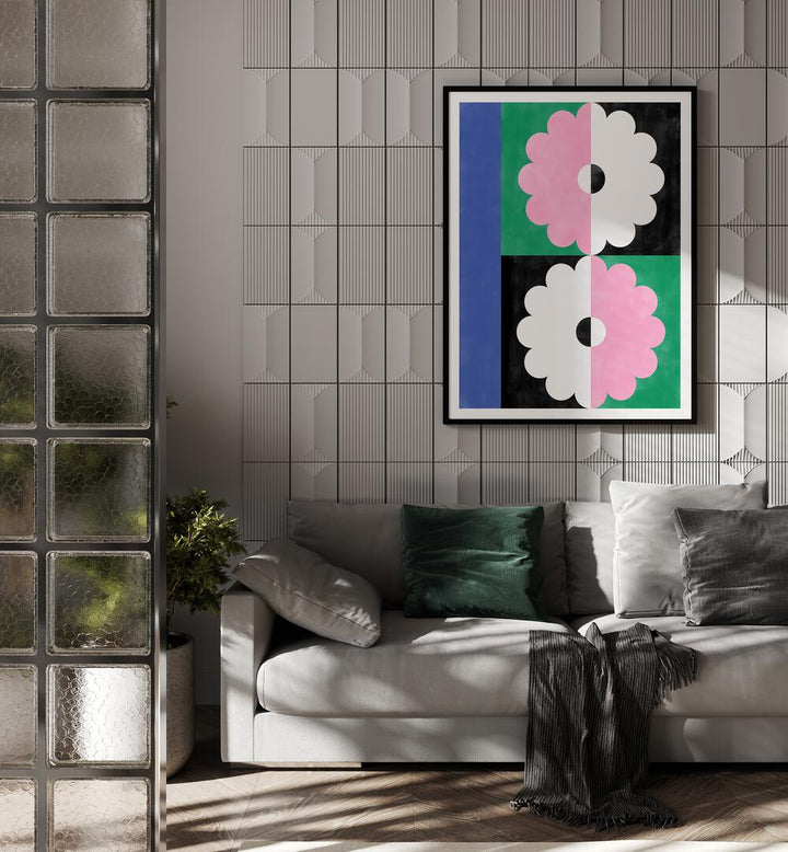 Stylish TWIN FLOWER, FLORAL FLOWER PAINTINGS by Elena Ristova enhance any space with vibrant botanical art.