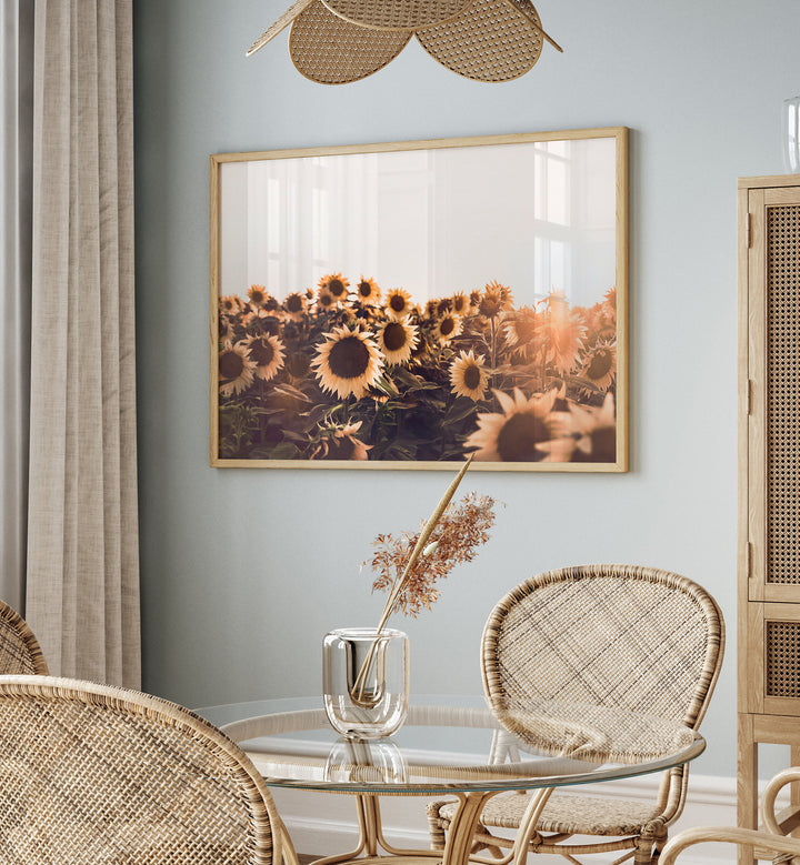 Brighten your space with SUNFLOWERS II, FLORAL FLOWER PAINTINGS, showcasing vibrant sunflowers in a stunning display.