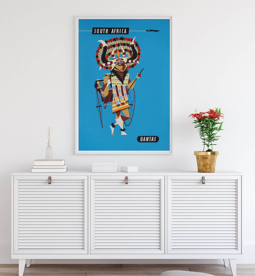 Vibrant SOUTH AFRICA II, VINTAGE TRAVEL POSTERS showcasing rich culture and landscapes for art lovers.