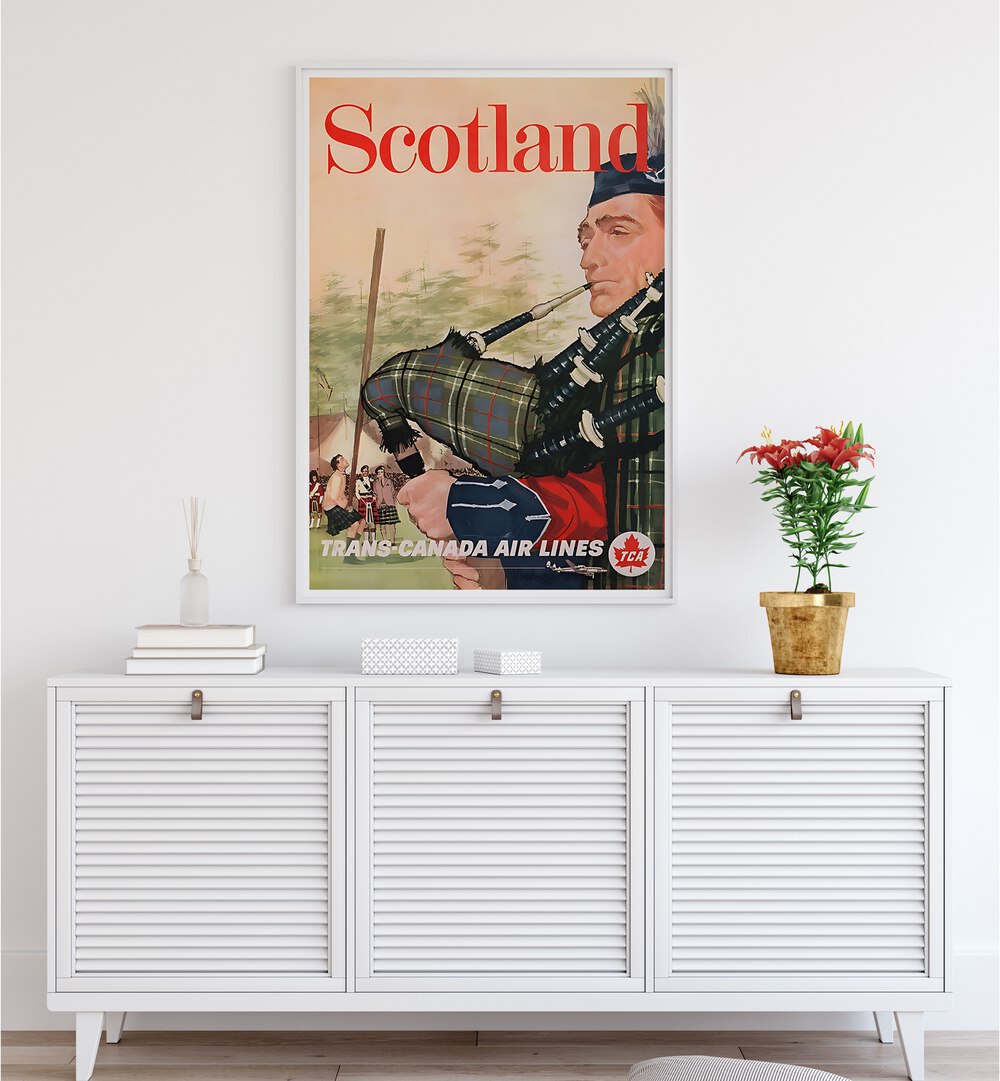 SCOTLAND II, VINTAGE TRAVEL POSTERS showcase Scotland's beauty with vibrant art and cultural elegance. Perfect for décor.
