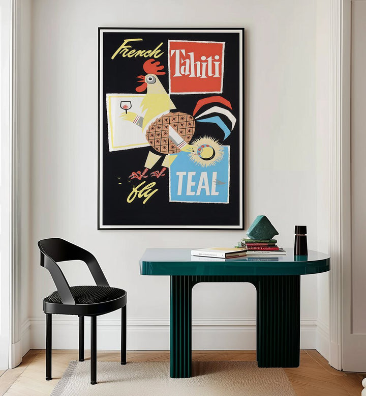 Explore TAHITI IX, VINTAGE TRAVEL POSTERS, showcasing vibrant art that captures Tahiti's enchanting culture.