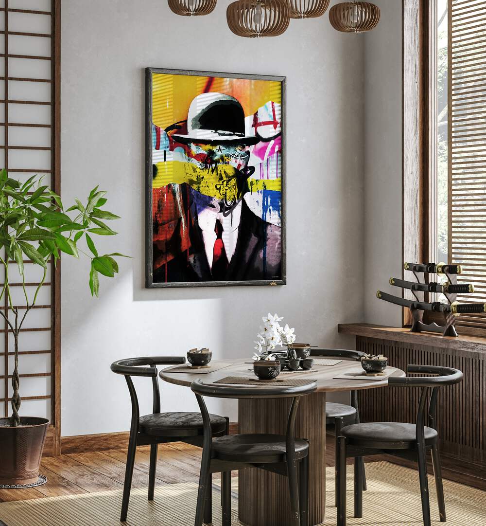 SURREAL DECONSTRUCTION art print by UNDERDOTT adds vibrant surrealism to any space, perfect for art lovers.