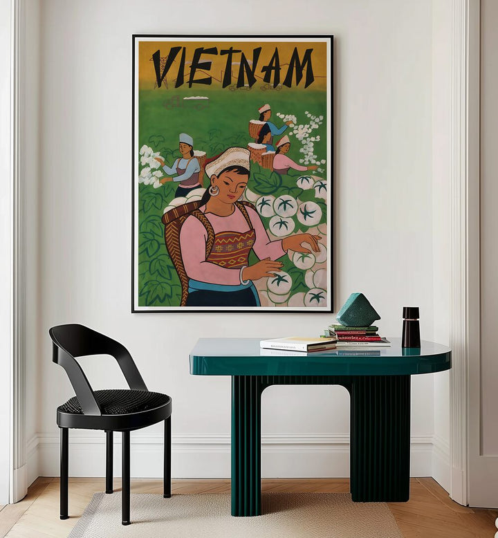 Explore the charm of Vietnam with VIETNAM II, VINTAGE TRAVEL POSTERS, showcasing vibrant culture and landscapes.