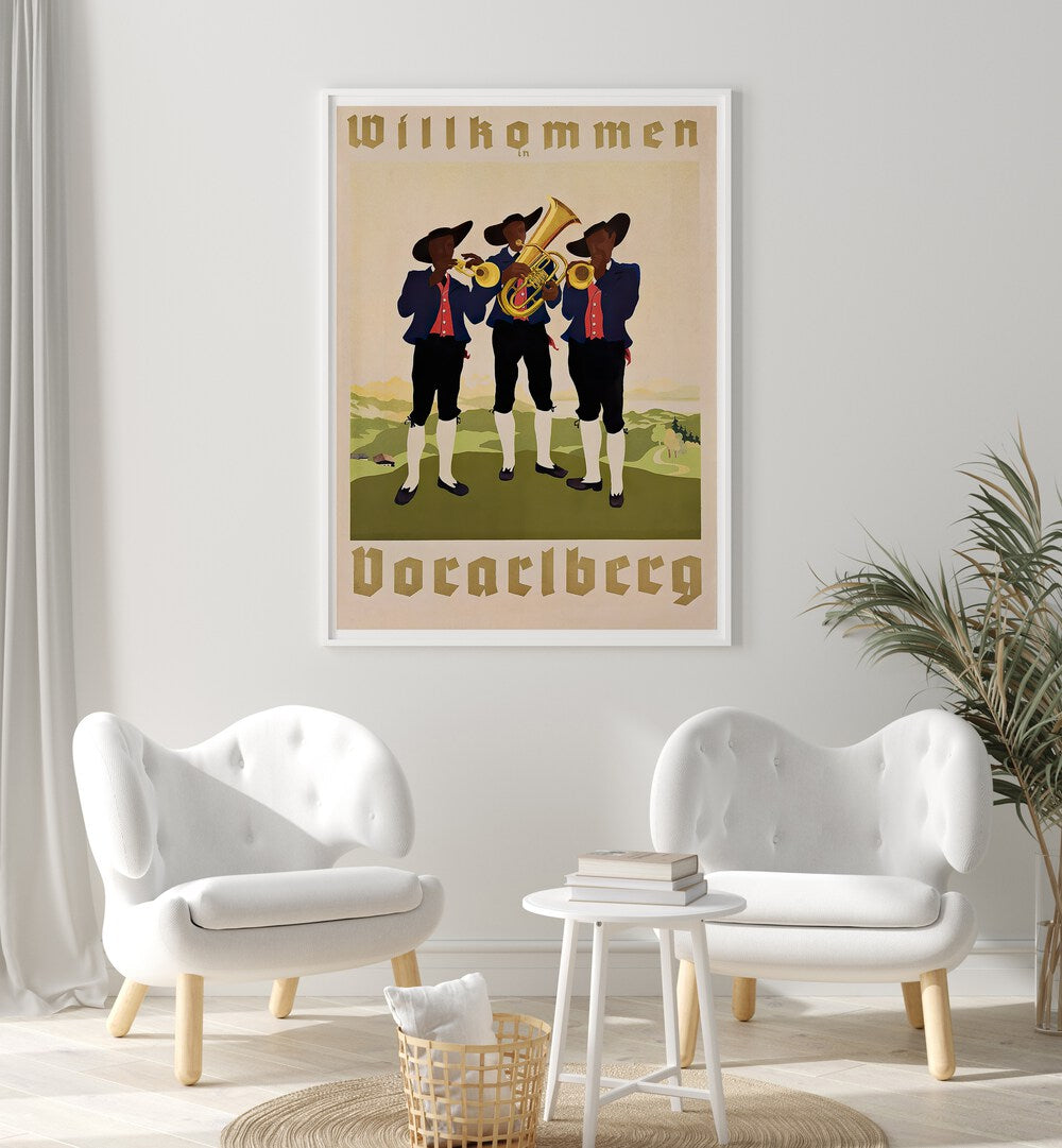 WILLHOMMEN Vintage Travel Posters showcase a charming design perfect for travel lovers and home decor enthusiasts.