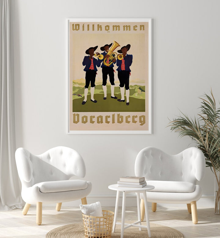 WILLHOMMEN Vintage Travel Posters showcase a charming design perfect for travel lovers and home decor enthusiasts.