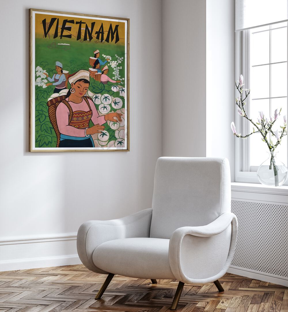 VIETNAM II, VINTAGE TRAVEL POSTERS showcasing Vietnam's vibrant culture and landscapes, perfect for home decor.