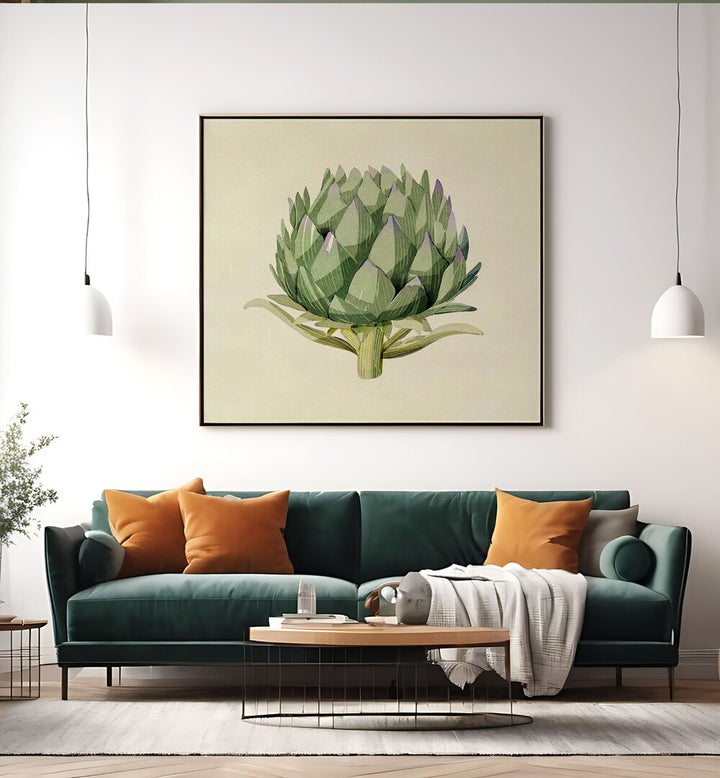Stunning ARTICHOKE, FLORAL FLOWER PAINTINGS elegantly enhance any living space, perfect for art enthusiasts.