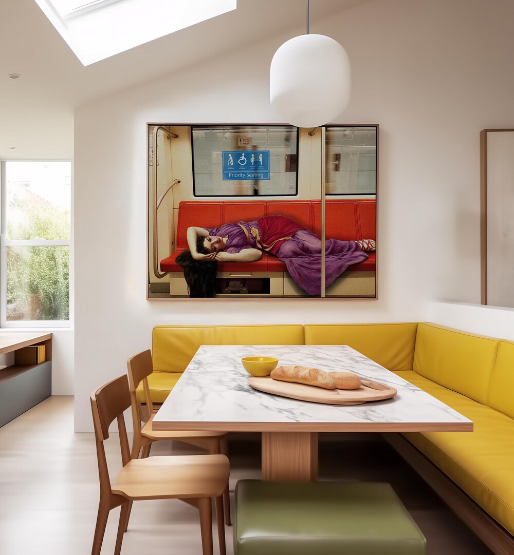 Transform your space with PRIORITY SEATING, ALTERED ART PRINTS by Dikhotomy, a modern creativity statement piece.